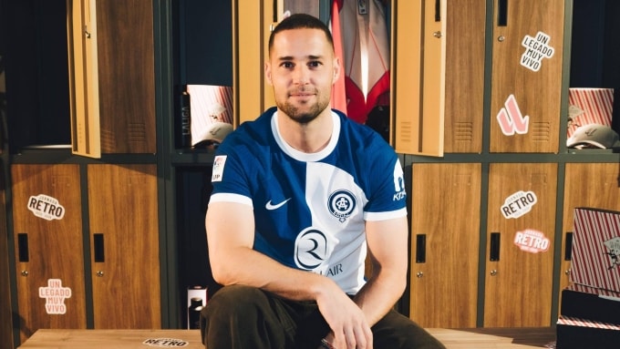 Atletico sẽ thi đấu cuối tuần này với mẫu áo có từ năm 1903. Ảnh: La Liga