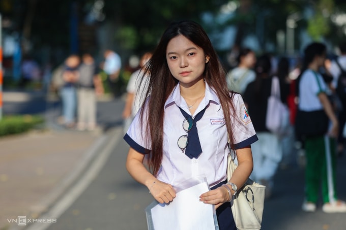 Thí sinh thi đánh giá năng lực Đại học Quốc gia TP HCM năm nay. Ảnh: Quỳnh Trần