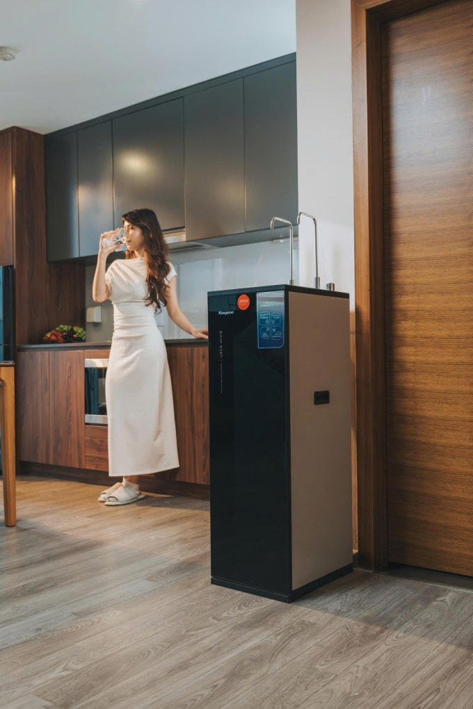 Máy lọc nước Kangaroo 2026 tiện lợi với công nghệ làm lạnh CoolJet. Ảnh: Kangaroo