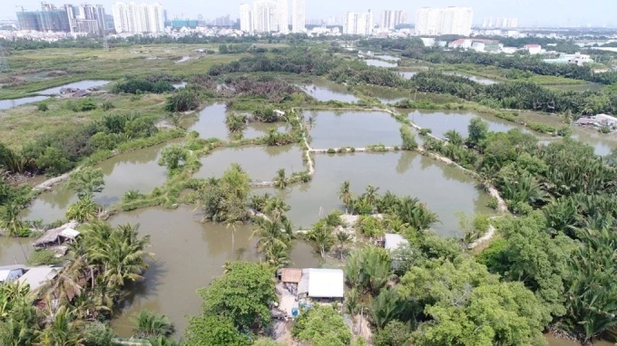 Dự án khu dân cư Bắc Phước Kiển, TP HCM. Ảnh:Quỳnh Trần