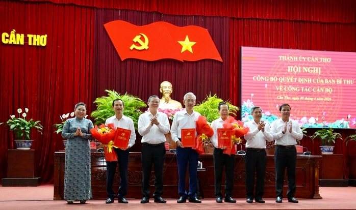 Ban Bí thư chỉ định 3 cán bộ tham gia Ban Chấp hành Đảng bộ TP Cần Thơ 2026 - Ảnh 1.