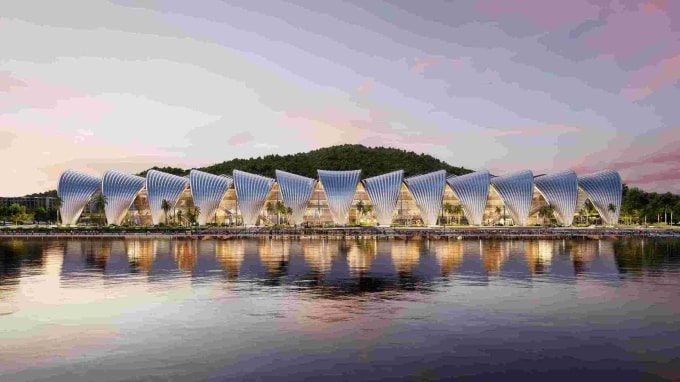 Trung tâm hội nghị và Triển lãm APEC 2027 - nơi sẽ diễn ra show diễn biểu tượng của Sun Group và Dragone. Ảnh: Sun Group