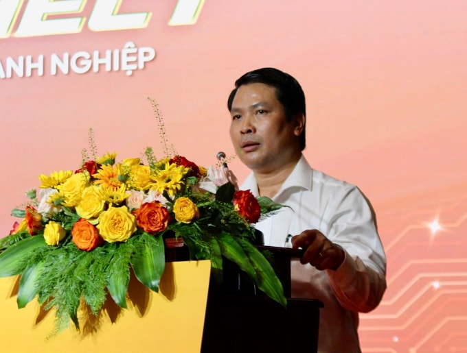 Ông Hà Vũ Sơn, Giám đốc Sở Công Thương thành phố Cần Thơ phát biểu tại sự kiện. Ảnh: LPBank