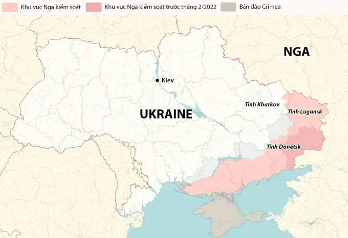 Khu vực Nga kiểm soát. Đồ họa: RYV