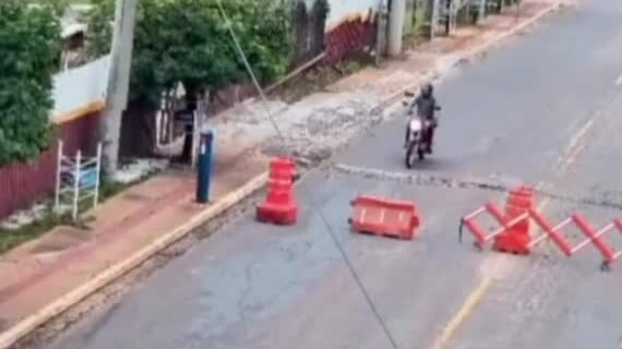 Chạy vào đường đã chặn, người đi xe máy tử vong