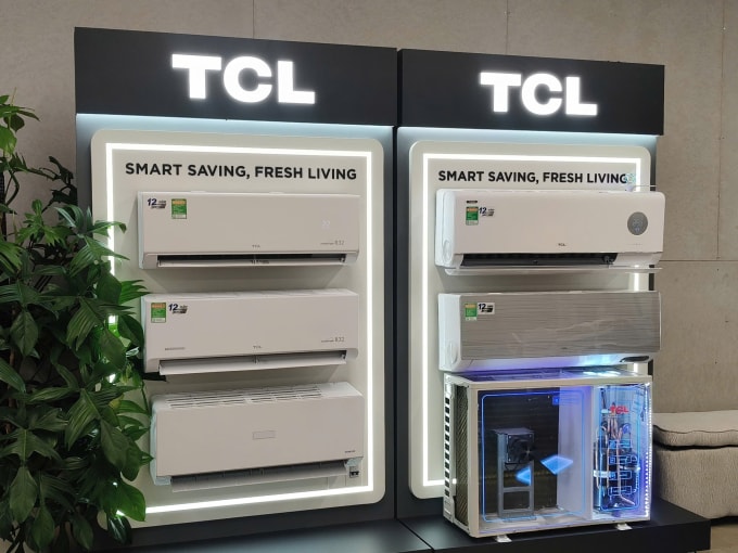 Các dòng điều hòa TCL trong năm 2026. Ảnh: Diệp Vân