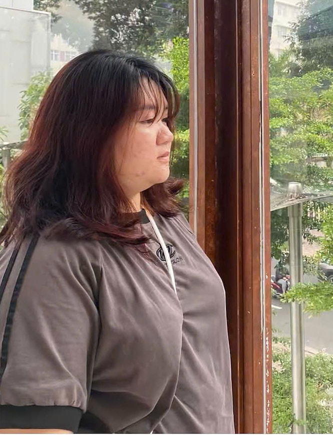 Mai Trâm trước khi giảm cân. Ảnh: Nhân vật cung cấp