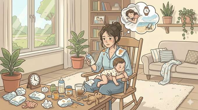 Chồng nói tôi đi kiếm tiền, để anh ở nhà chăm con