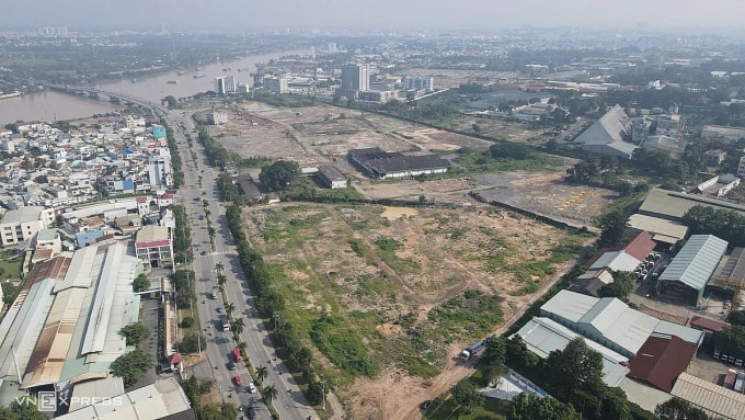 Một góc Khu công nghiệp Biên Hòa 1 đã giải phóng mặt bằng xong. Ảnh: Phước Tuấn