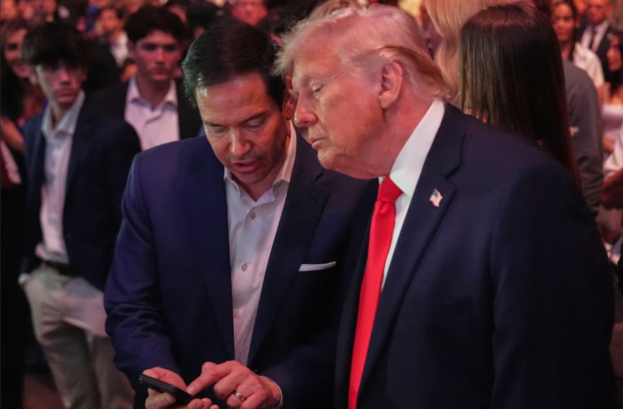 Trận đấu diễn ra trước sự chứng kiến của Tổng thống Mỹ Donald Trump. (Nguồn: The Guardian)