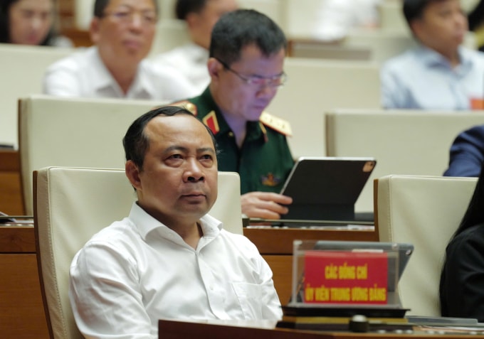 Bộ trưởng Bộ Khoa học và Công nghệ Vũ Hải Quân tại hội nghị. Ảnh: Ngọc Thành