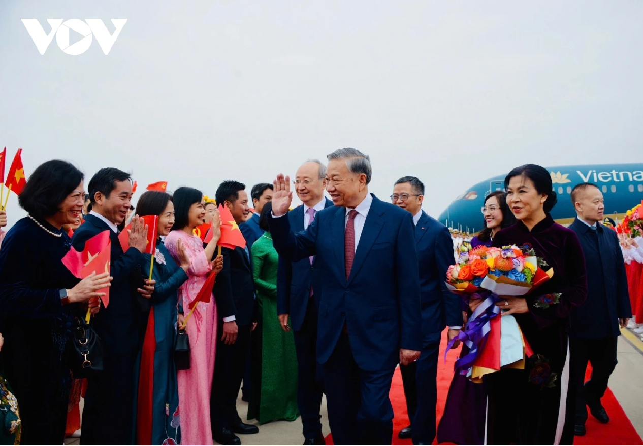 Tổng Bí thư, Chủ tịch nước Tô Lâm tới Bắc Kinh bắt đầu thăm cấp Nhà nước đến Trung Quốc - 3