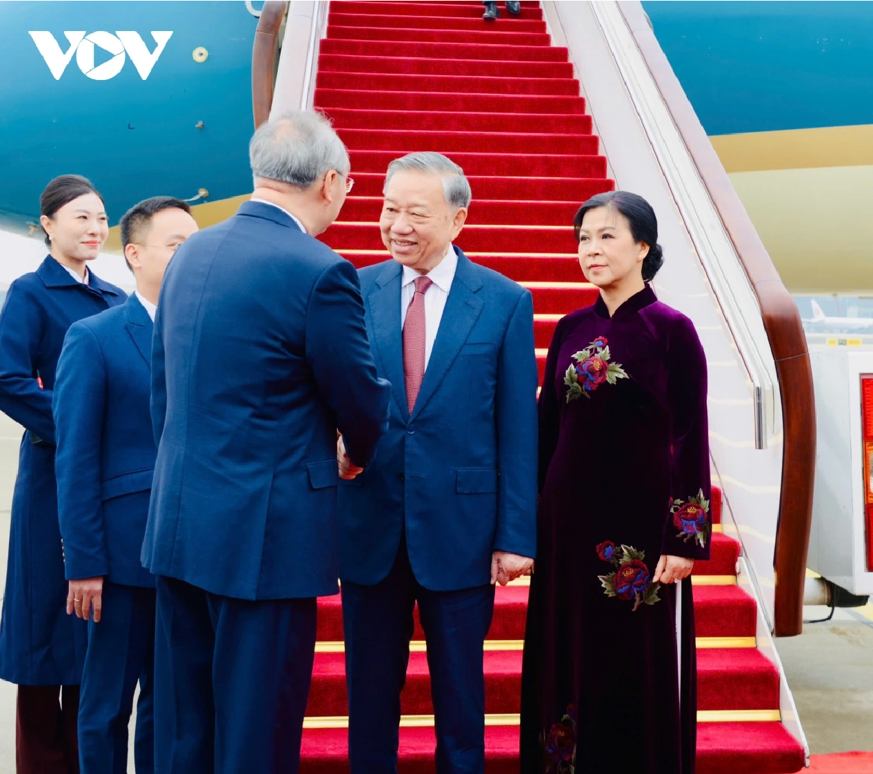 Tổng Bí thư, Chủ tịch nước Tô Lâm tới Bắc Kinh bắt đầu thăm cấp Nhà nước đến Trung Quốc - 2