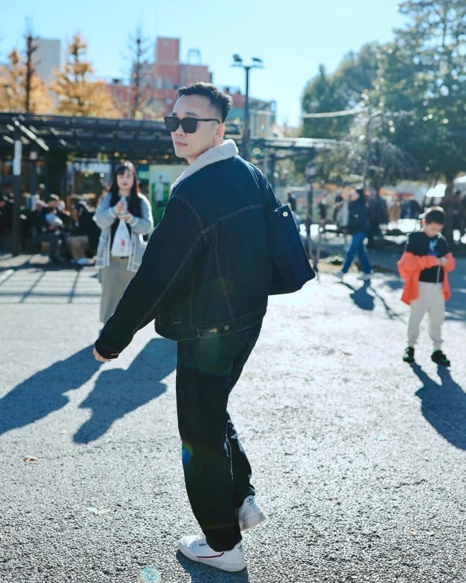 Thắng trong chuyến du lịch Nhật Bản tháng 12/2024. Ảnh: NVCC