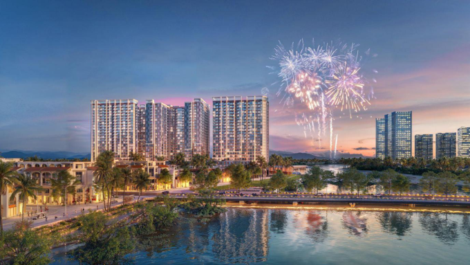 Các căn hộ sở hữu tầm nhìn pháo hoa. Ảnh minh họa: Sun Property