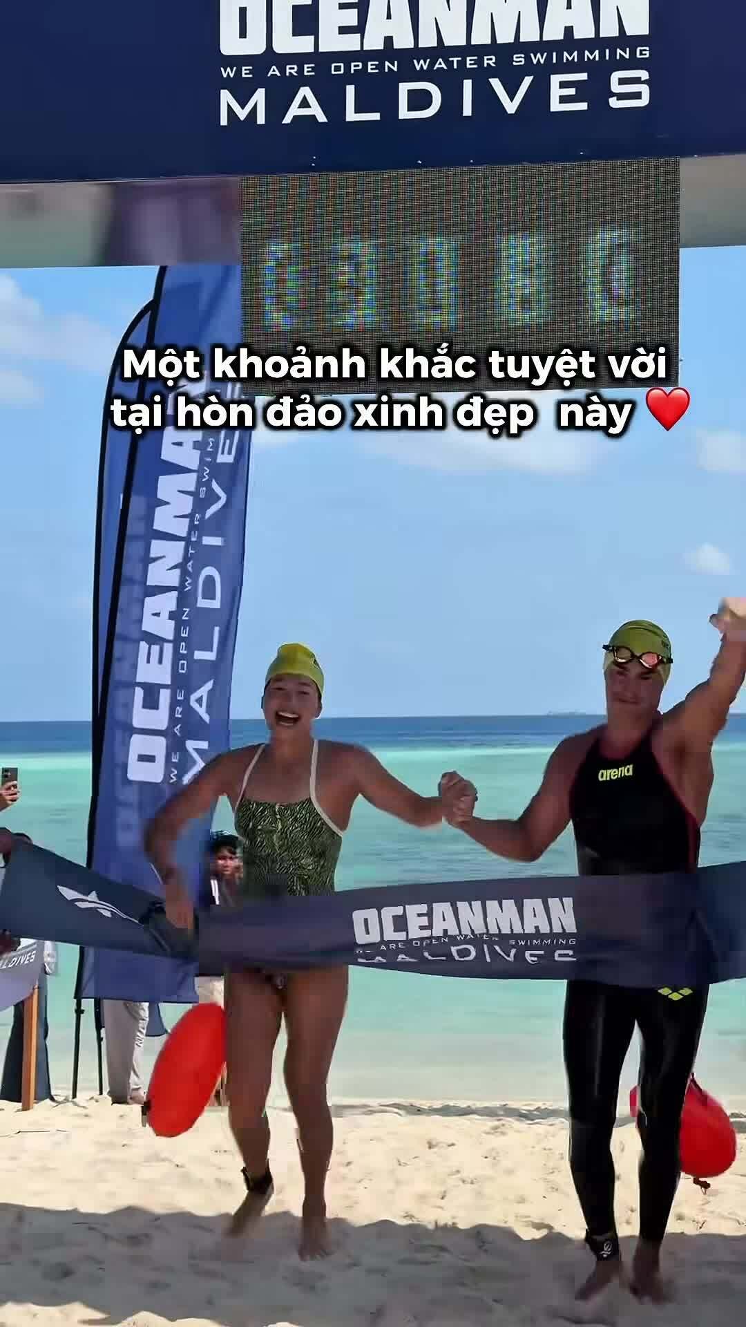 Ánh Viên vô địch bơi biển quốc tế