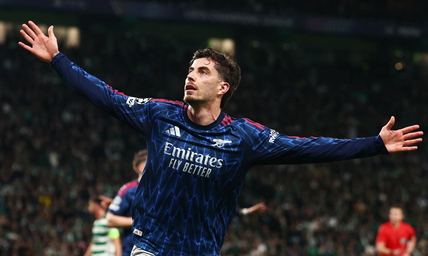 Kai Havertz trở thành người hùng của Arsenal trong trận lượt đi.