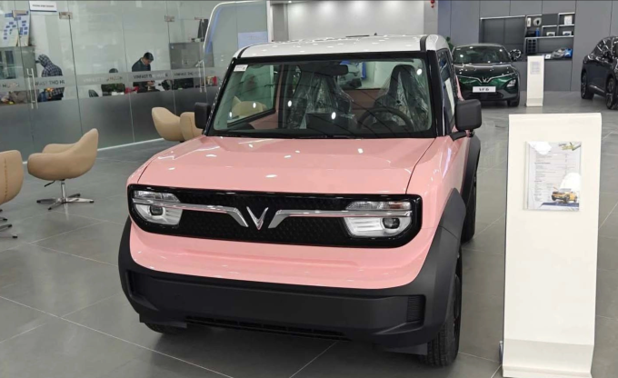 Một mẫu VF 3 tại Hà Nội. Ảnh: Hội VF 3 Việt Nam