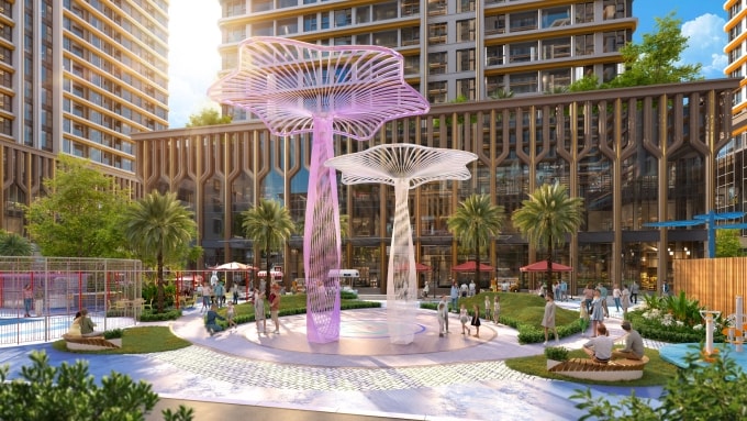 Phối cảnh không gian sống tại Capital Square. Ảnh: