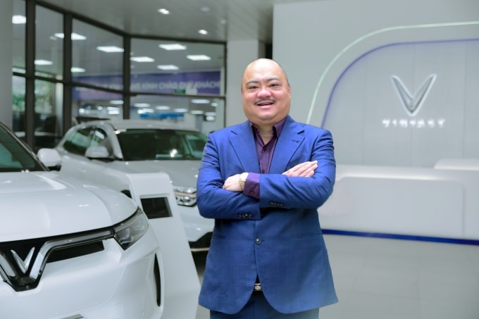 Ông Đỗ Tiến Dũng, Chủ tịch Hội đồng quản trị Công ty cổ phần Dịch vụ Ôtô Hàng Xanh (Haxaco). Ảnh: Tuấn Vũ