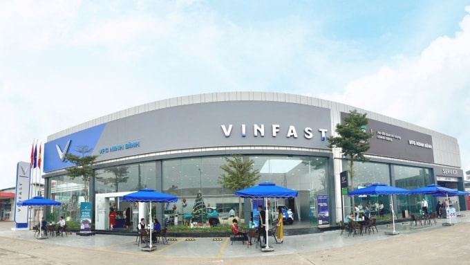 Một đại lý VinFast tại tỉnh Ninh Bình do Haxaco làm chủ đầu tư. Ảnh: Tuấn Vũ
