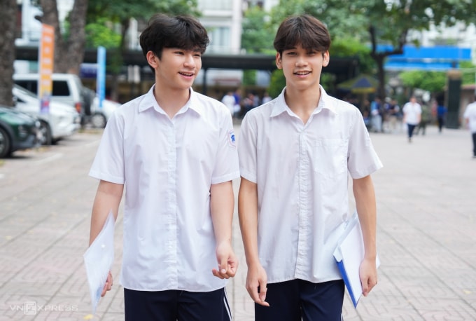 Học sinh thi lớp 10 ở Hà Nội năm 2025. Ảnh: Tùng Đinh