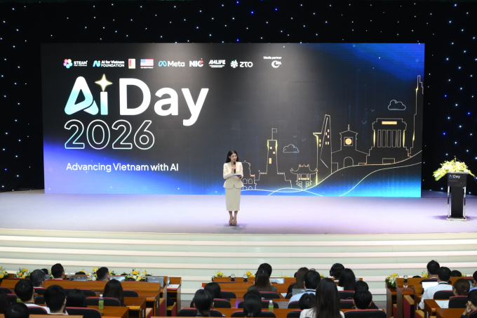 AI Day 2026 do Steam for Vietnam, AI for Vietnam, Đại sứ quán Mỹ, Đại học Bách Khoa Hà Nội, Meta, NIC, AI4LIFE và ZTO Labs đồng tổ chức và Hiệp hội Internet Việt Nam (VIA) hỗ trợ truyền thông. Ảnh: AI Day