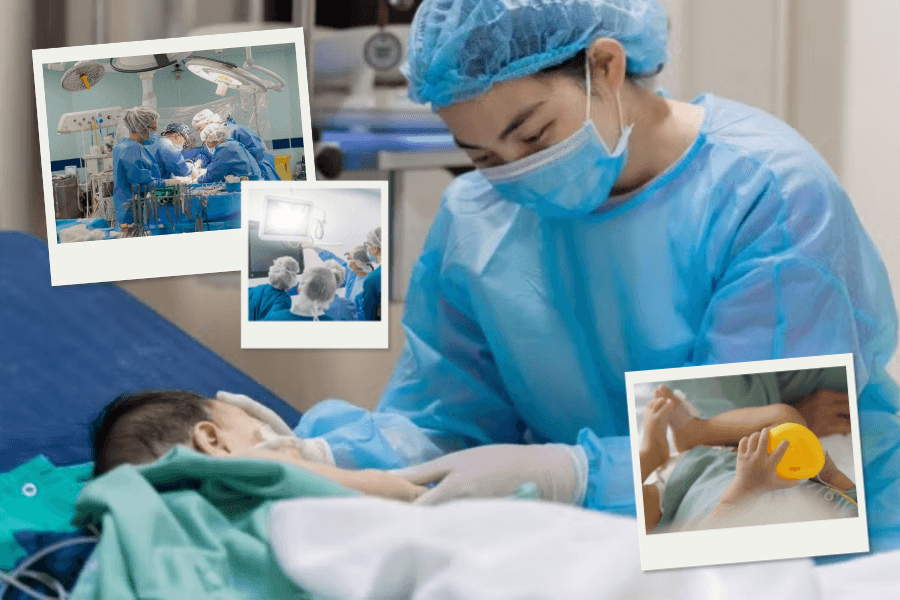 Phía sau ca ghép gan cân não của bệnh nhi 8 tháng tuổi tại Hệ thống Y tế Vinmec 