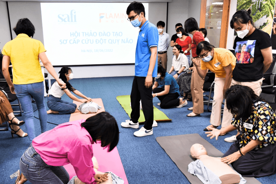 Chương trình đào tạo sơ cấp cứu tại SAFI ảnh 1