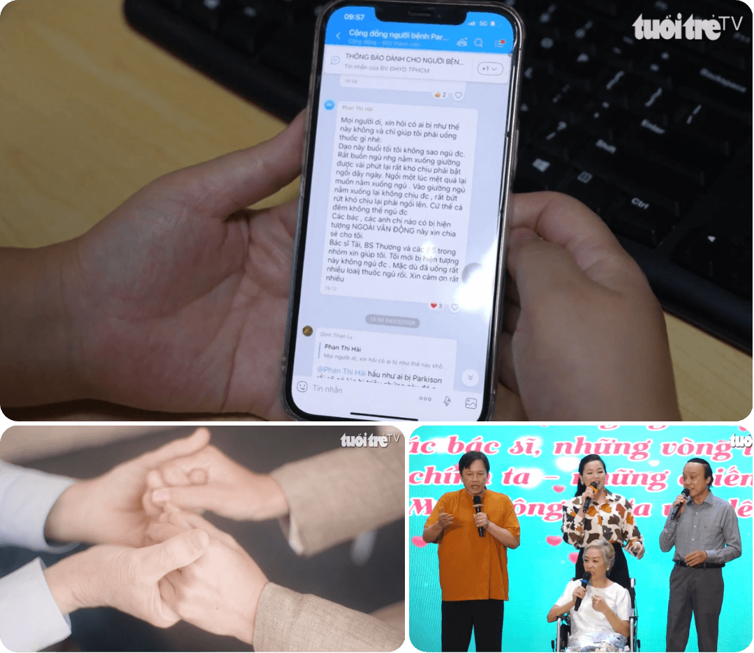 Đồng hành và nâng đỡ tinh thần cho người bệnh Parkinson