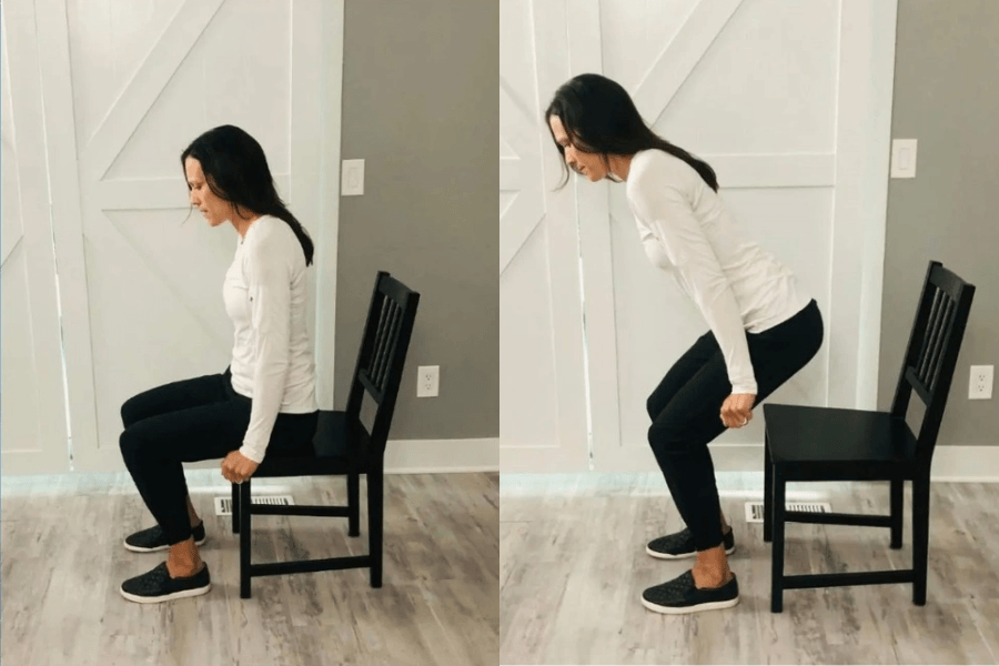 Người cao tuổi có thể tự đánh giá thể trạng bằng bài kiểm tra đứng lên ngồi xuống ghế 5 lần liên tiếp