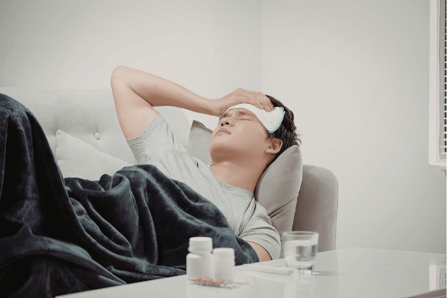 Thuốc giảm đau paracetamol khi sốt, đau đầu và đau nhức nhẹ