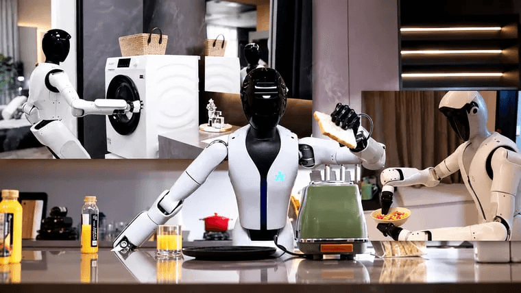 100 robot hình người sắp 'đi làm việc nhà' miễn phí tại các gia đình Trung Quốc