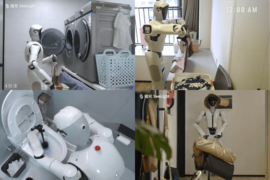 Robot có thể nấu ăn, giặt đồ và chăm cây