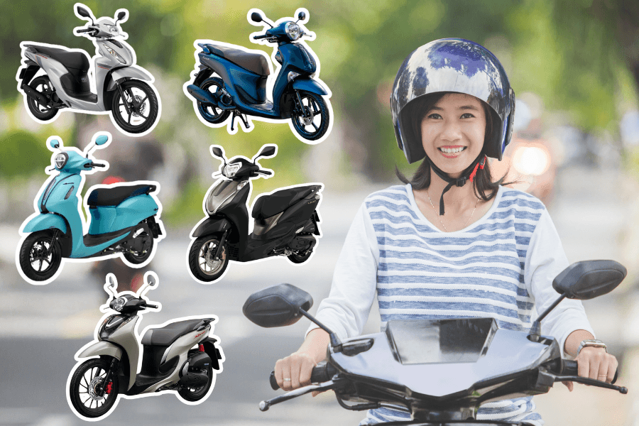 Top 5 xe tay ga dành cho nữ năm 2026. (Ảnh minh họa)