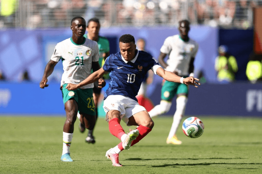 Mbappe trong trận Pháp – Senegal ở vòng bảng World Cup 2026