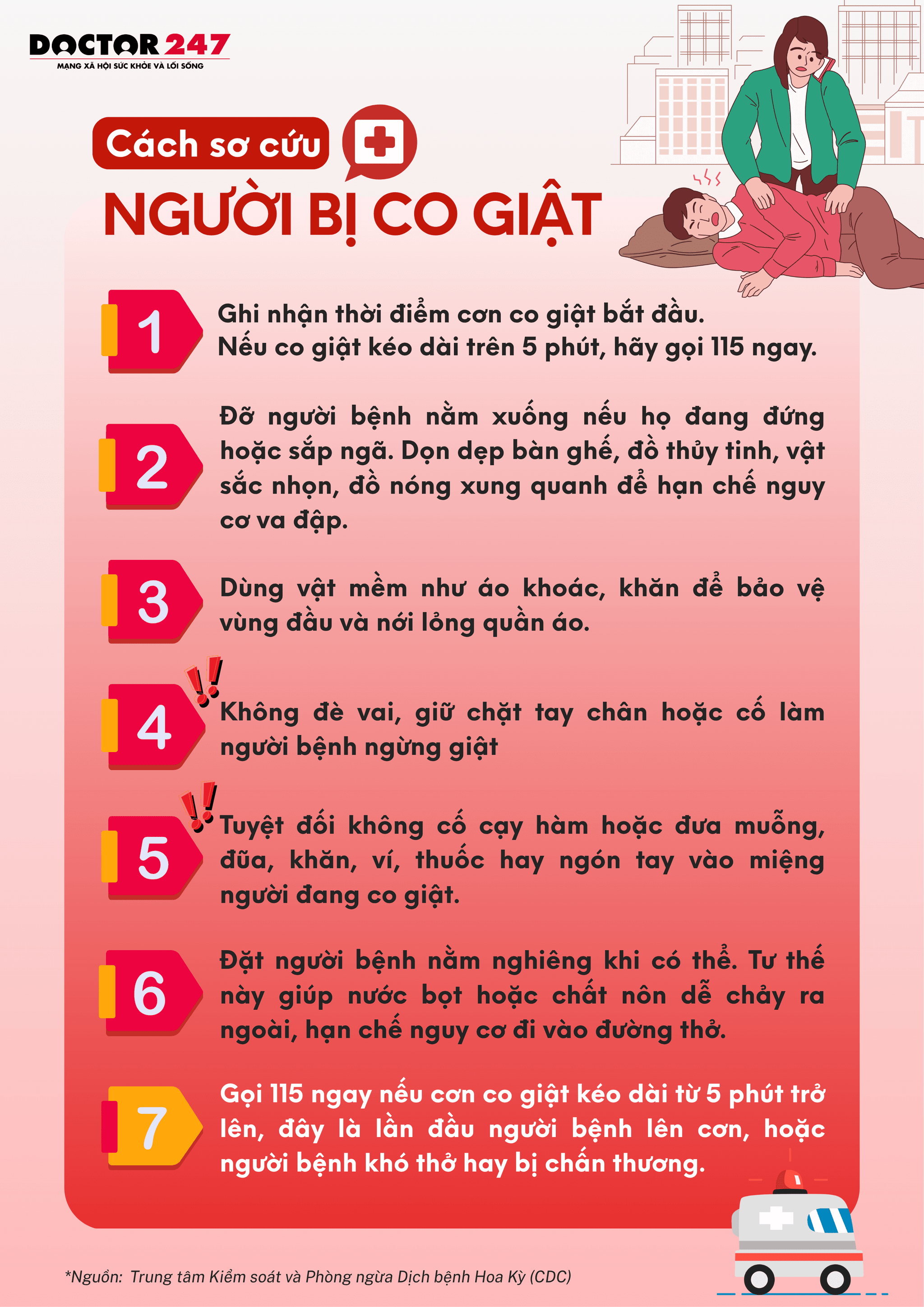 cách sơ cứu người bị co giật