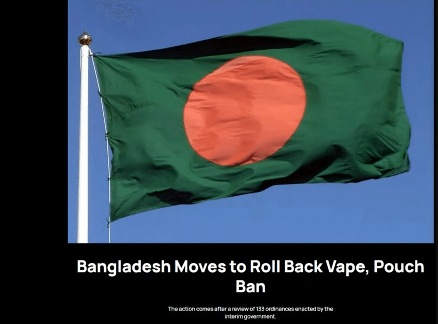 Theo thông tin được công bố, Bangladesh đã điều chỉnh quy định liên quan đến các sản phẩm thuốc lá không khói trong bối cảnh quốc gia này tiếp tục tìm kiếm các giải pháp giảm tỷ lệ hút thuốc lá truyền thống. (Ảnh: nicotineinsider.com)