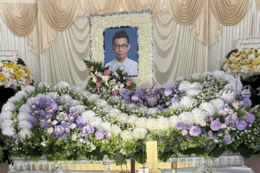 anh Chen Junyuan được hỏa táng vào ngày 2/9