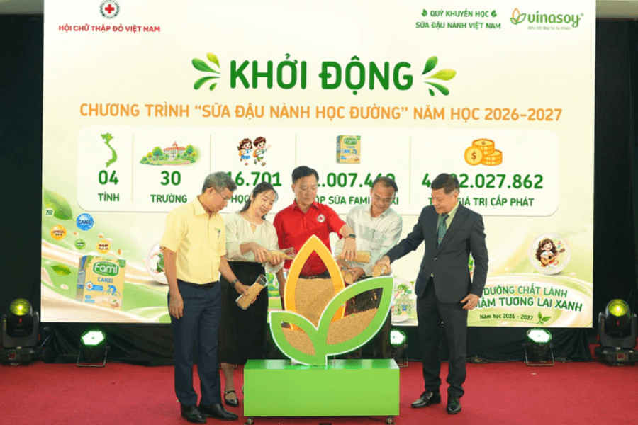 Lễ khởi động Chương trình _Sữa đậu nành học đường_ năm học 2026-2027