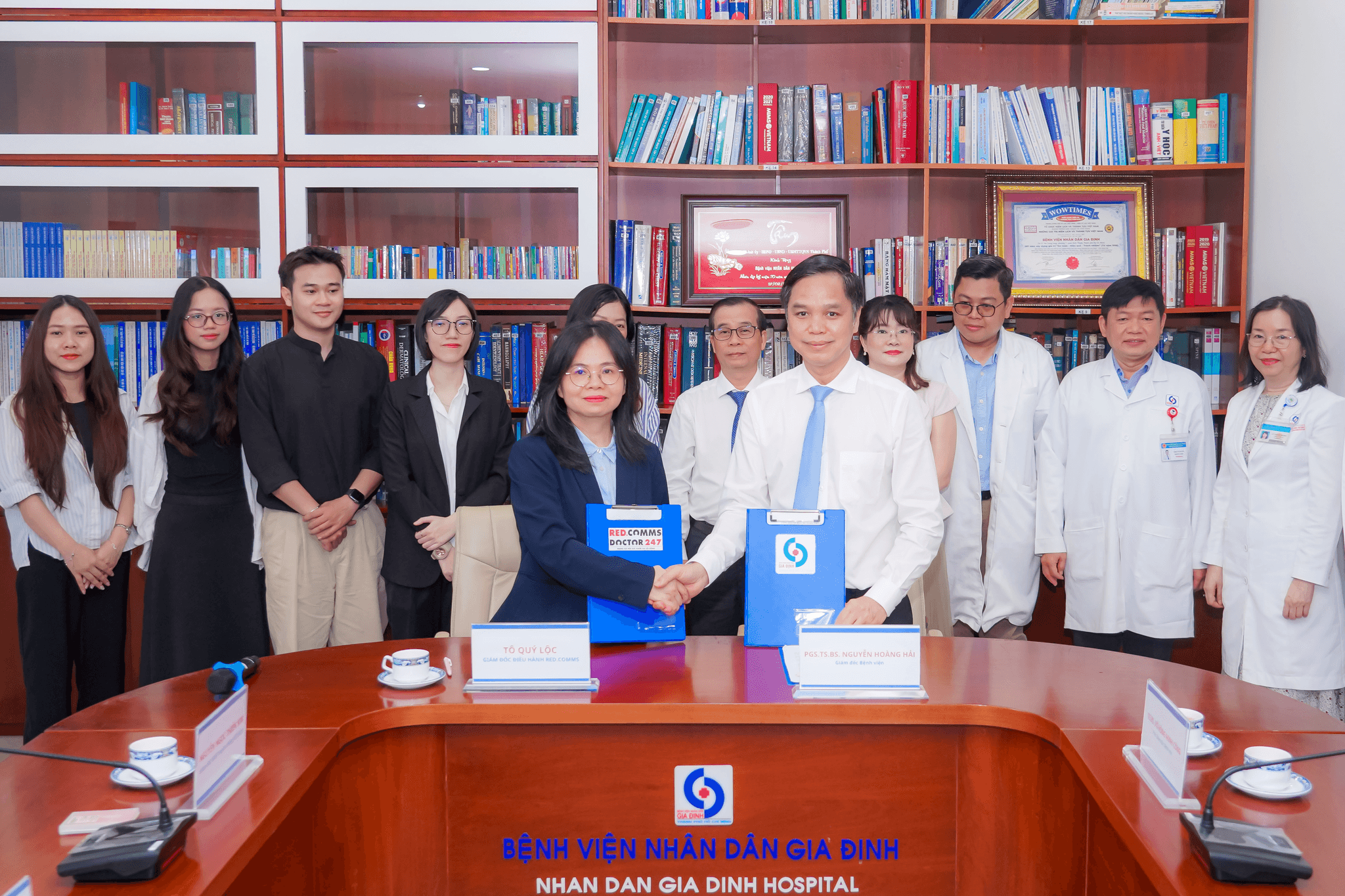 Bệnh viện Nhân dân Gia Định và Red Communications ký kết hợp tác