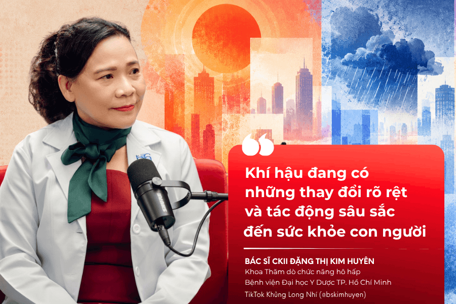 Khí hậu đang có những thay đổi rõ rệt và tác động sâu sắc đến sức khỏe con người