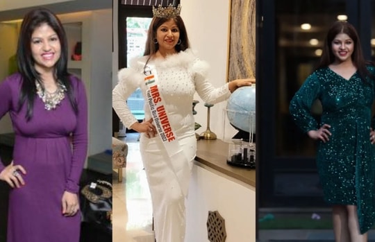 Giảm 15 kg trong 6 tháng rồi lên ngôi á hậu quý bà