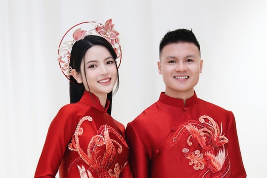 Quang Hải, Chu Thanh Huyền mặc áo ngũ thân trong đám hỏi