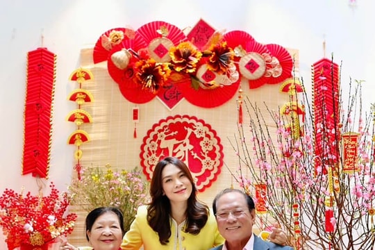 Mỹ Tâm: Hạnh phúc lớn nhất trong mùa xuân là thấy cha mẹ khỏe mạnh