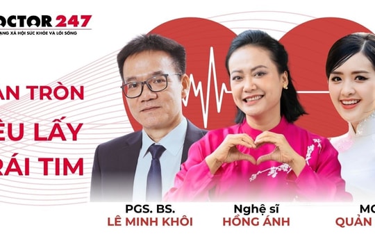 BS Lê Minh Khôi, diễn viên Hồng Ánh, Á hậu Quản Hân giao lưu Yêu Lấy Trái Tim