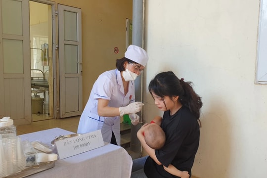 Phấn đấu 100% trẻ em trong độ tuổi được uống vitamin A trong Ngày Vi chất dinh dưỡng