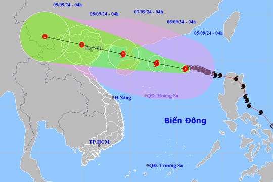 Hơn 425.000 chiến sĩ, 4.000 lượt tàu thuyền, máy bay sẵn sàng ứng phó bão số 3