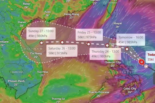 Ý nghĩa đằng sau tên gọi của cơn bão Trà Mi sẽ đổ bộ vào Biển Đông cuối tuần này