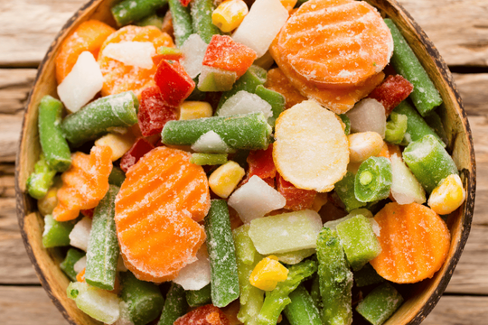 Rau củ đông lạnh – Lựa chọn bổ dưỡng hơn rau tươi?